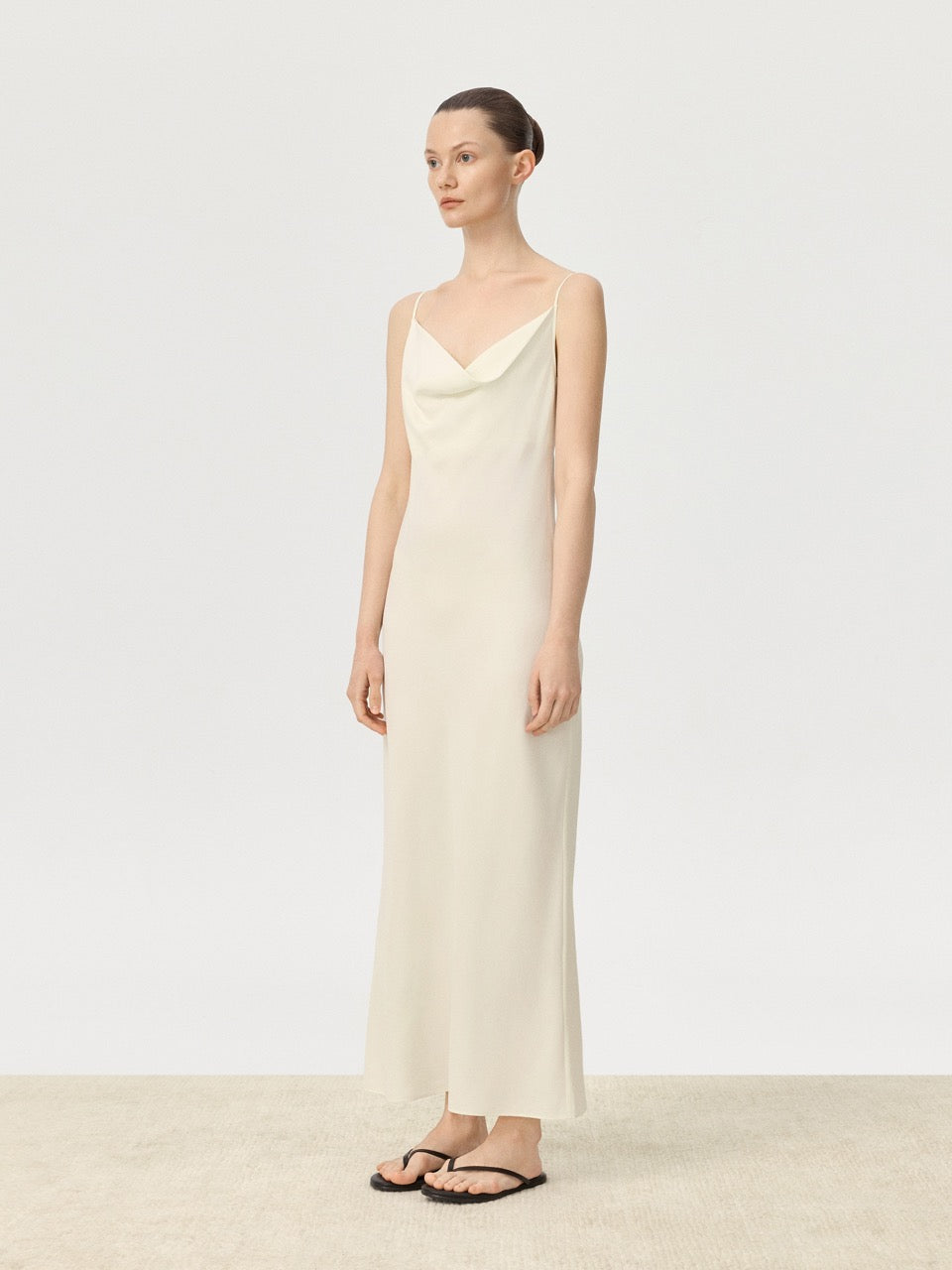 COR ORBIT Animi Resort Collection Mulberry Silk Strapless Maxi Dress