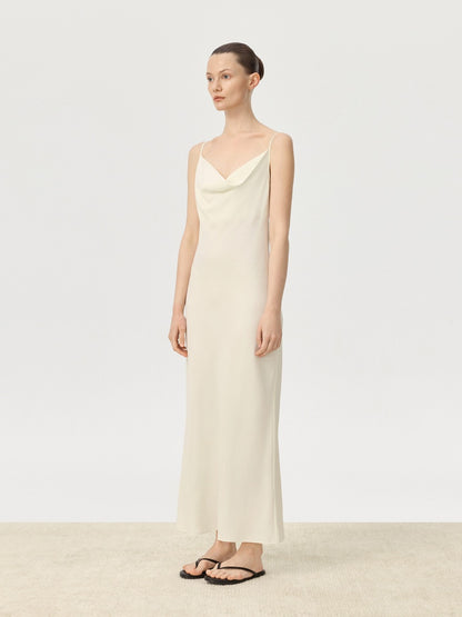 COR ORBIT Animi Resort Collection Mulberry Silk Strapless Maxi Dress