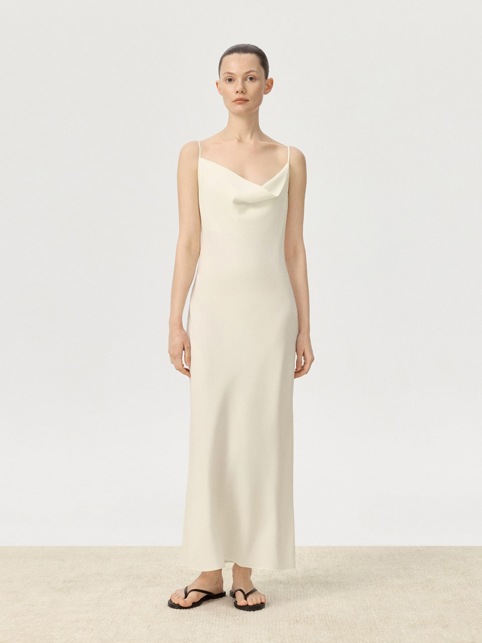 COR ORBIT Animi Resort Collection Mulberry Silk Strapless Maxi Dress