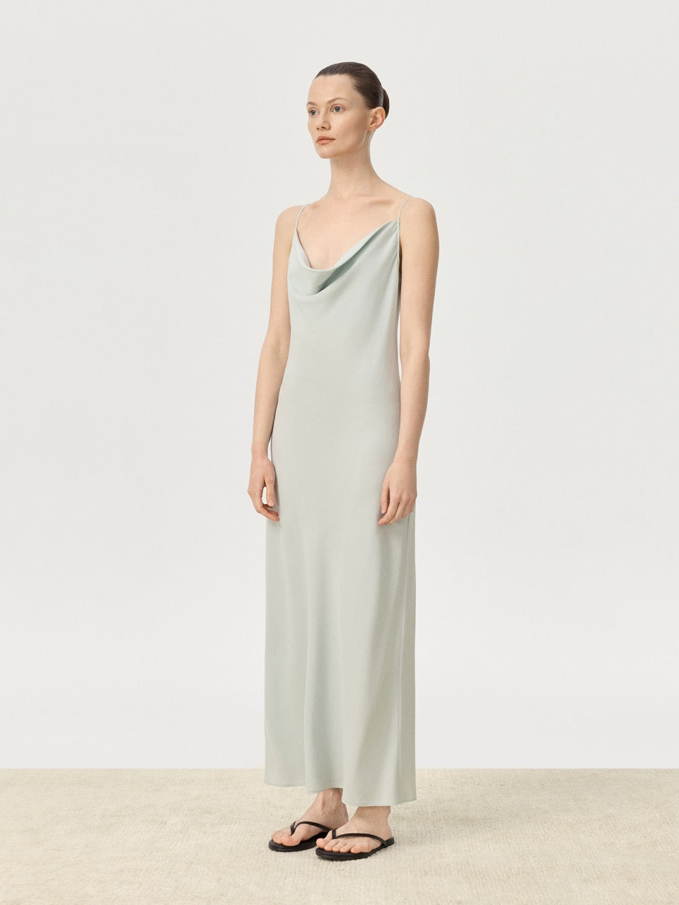 COR ORBIT Animi Resort Collection Mulberry Silk Strapless Maxi Dress