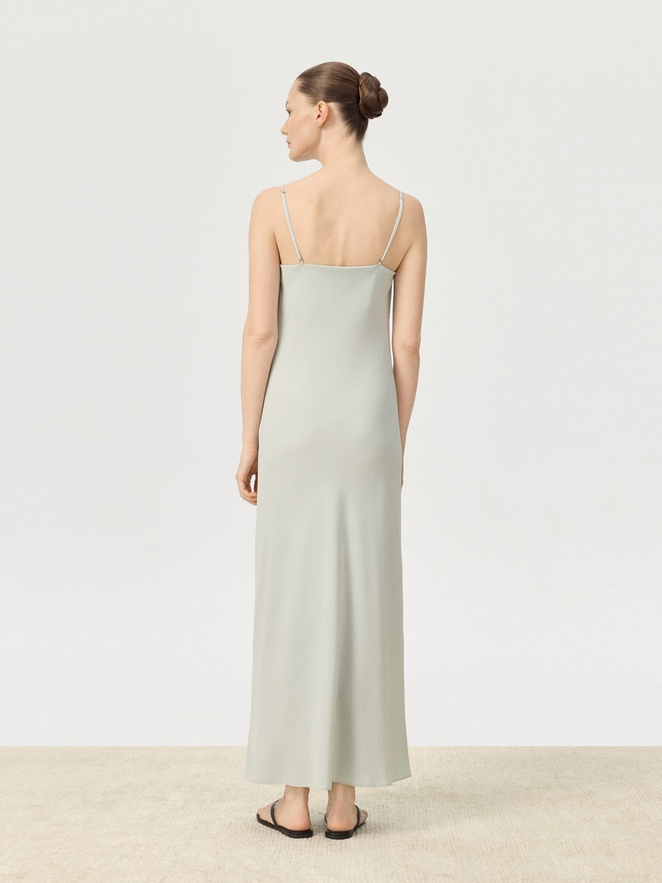 COR ORBIT Animi Resort Collection Mulberry Silk Strapless Maxi Dress
