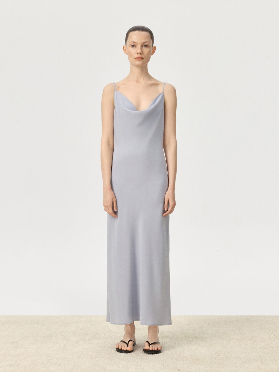 COR ORBIT Animi Resort Collection Mulberry Silk Strapless Maxi Dress