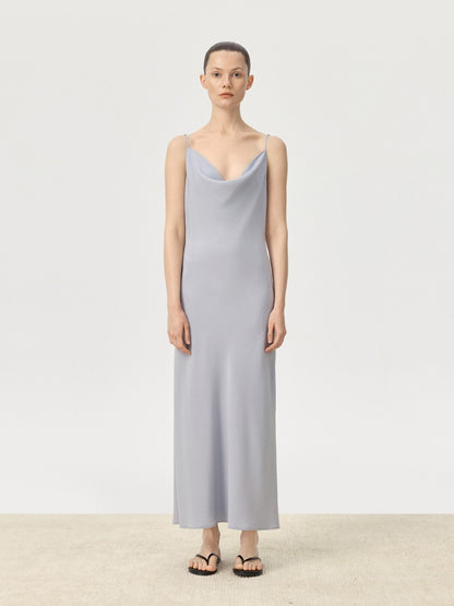 COR ORBIT Animi Resort Collection Mulberry Silk Strapless Maxi Dress