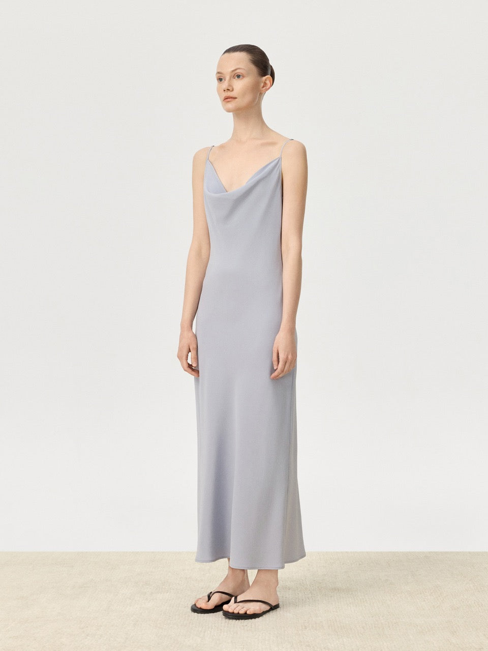 COR ORBIT Animi Resort Collection Mulberry Silk Strapless Maxi Dress