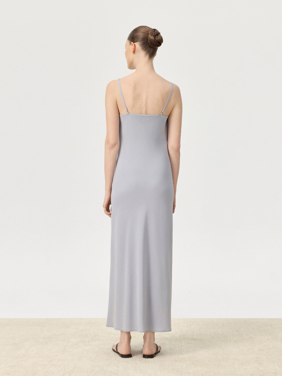 COR ORBIT Animi Resort Collection Mulberry Silk Strapless Maxi Dress