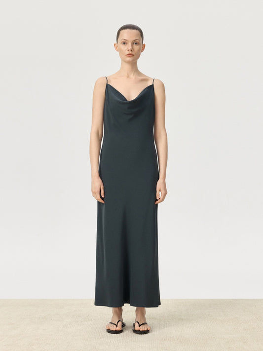 COR ORBIT Animi Resort Collection Mulberry Silk Strapless Maxi Dress