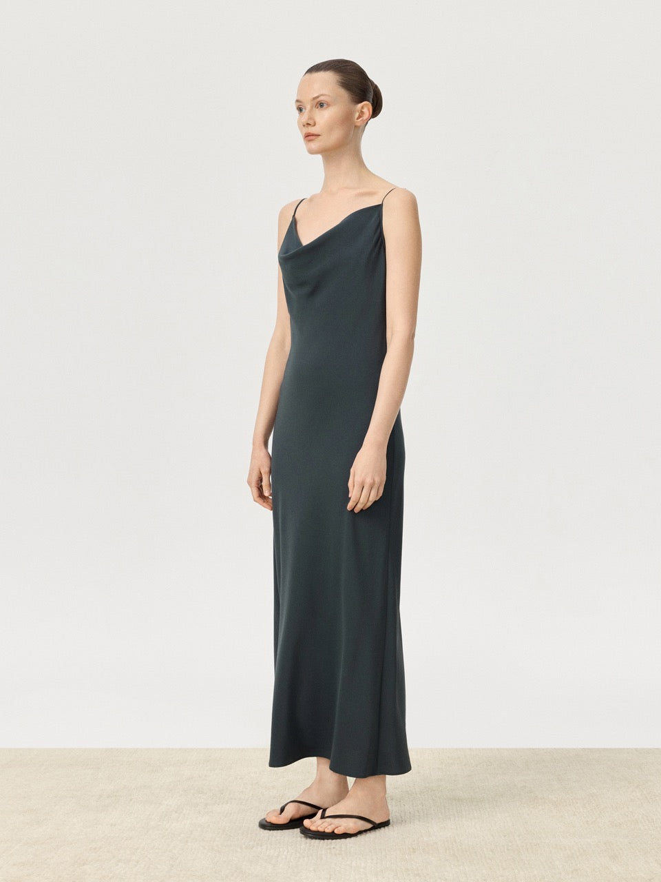 COR ORBIT Animi Resort Collection Mulberry Silk Strapless Maxi Dress