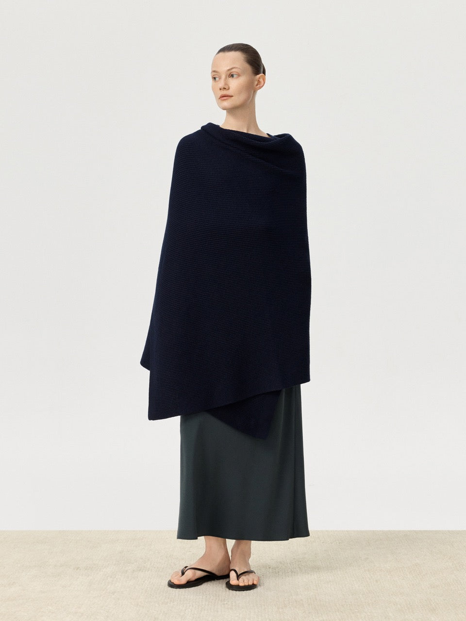 COR ORBIT Litus Resort Collection Cotton-Cashmere Knit Shawl