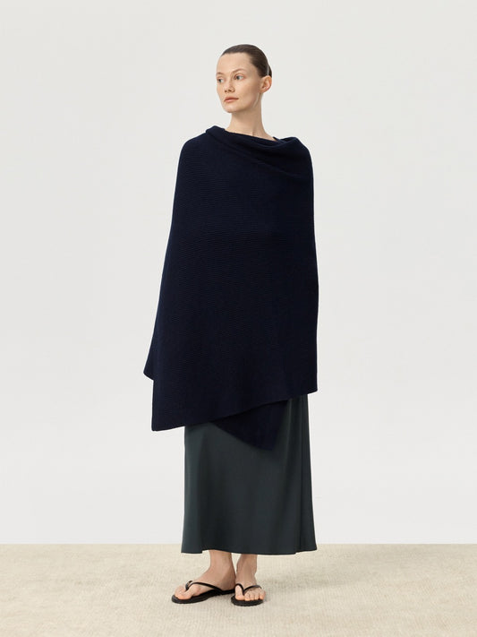 COR ORBIT Litus Resort Collection Cotton-Cashmere Knit Shawl
