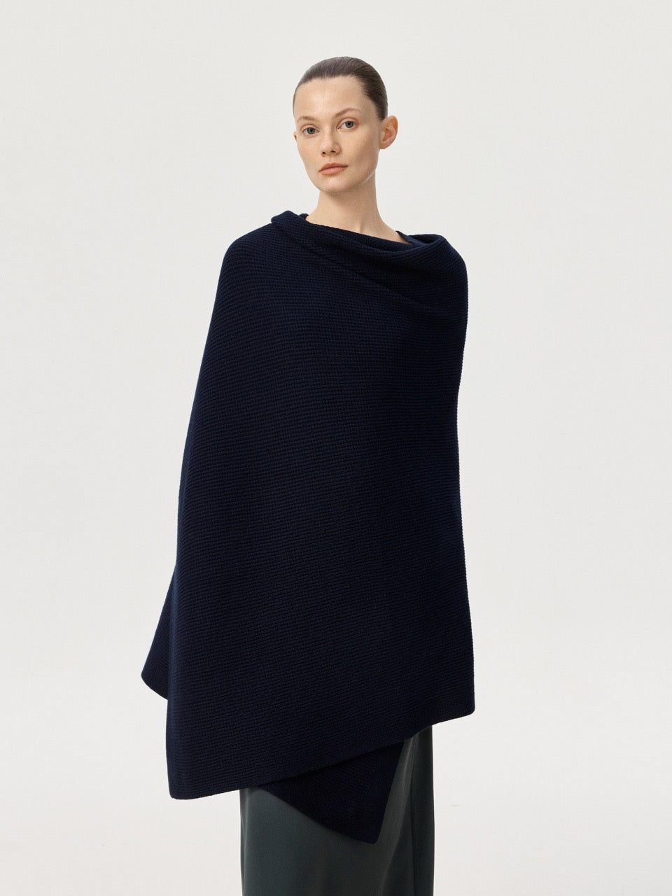 COR ORBIT Litus Resort Collection Cotton-Cashmere Knit Shawl