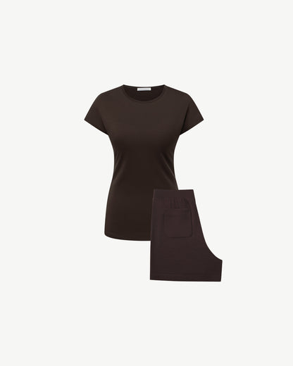 COR ORBIT Soleny Star Series Short Sleeve Lounge Set