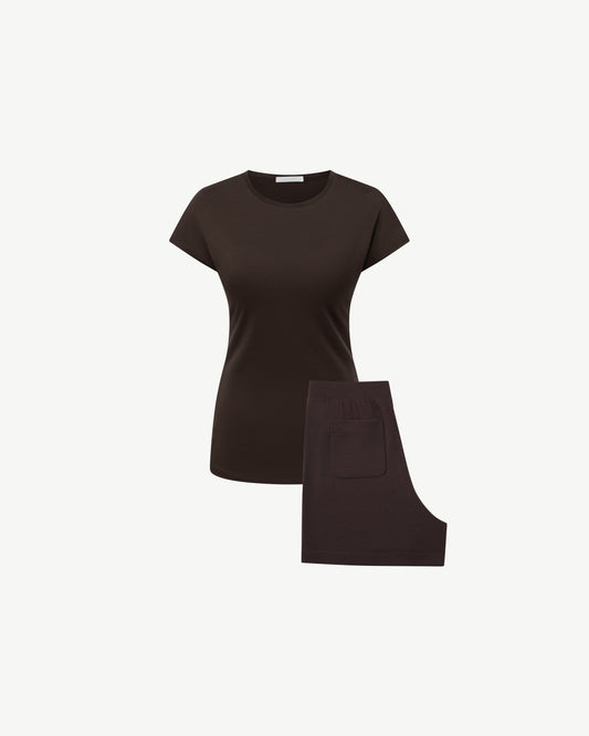 COR ORBIT Soleny Star Series Short Sleeve Lounge Set