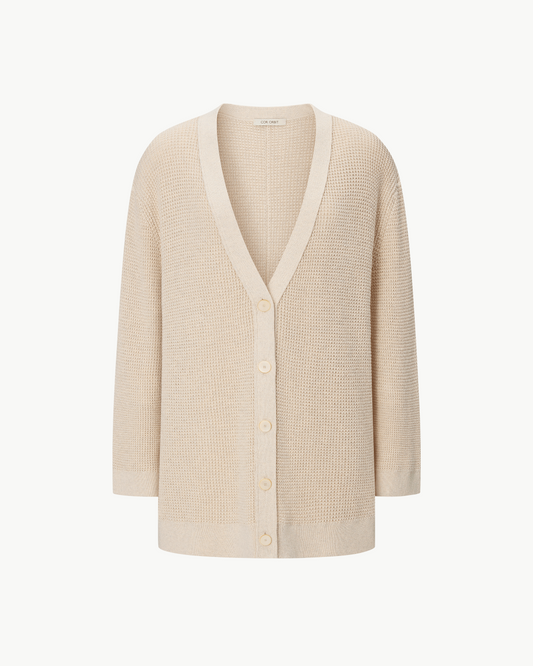 COR ORBIT Elmshade Resort Collection Cotton-Cashmere Cardigan