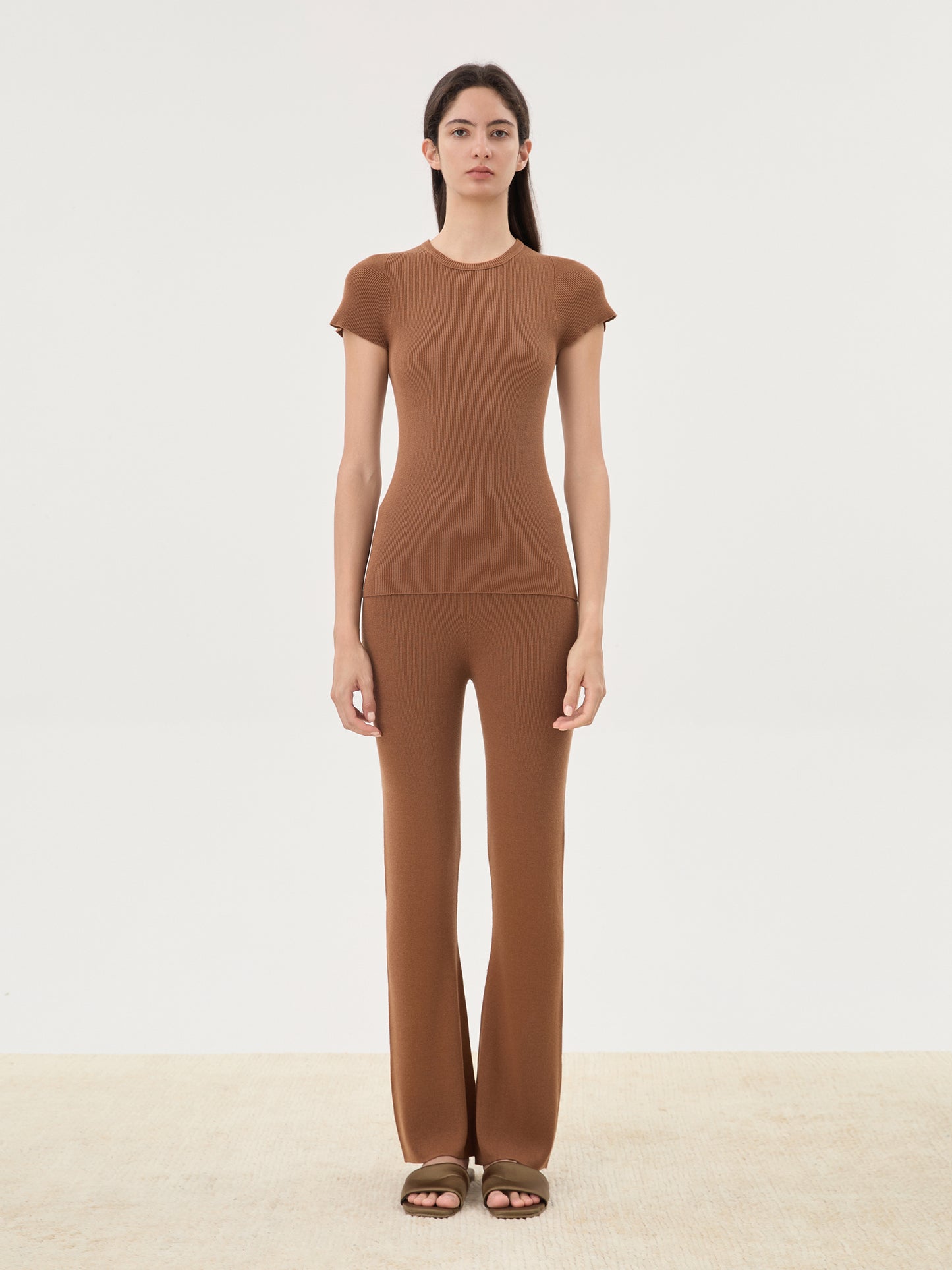 COR ORBIT Lyra Star Series Mulberry Silk Short Sleeve Lounge Set