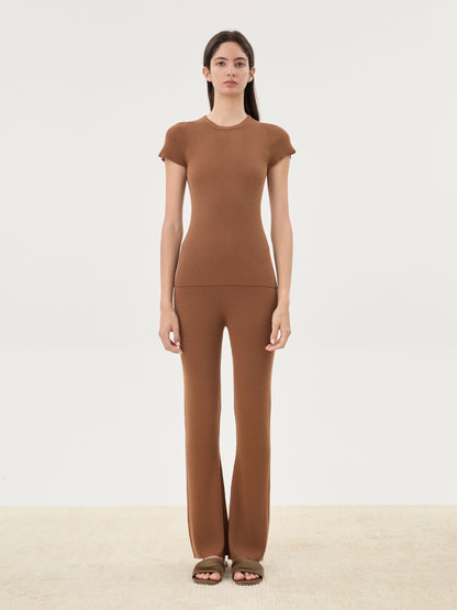 COR ORBIT Lyra Star Series Mulberry Silk Short Sleeve Lounge Set