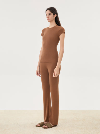 COR ORBIT Lyra Star Series Mulberry Silk Short Sleeve Lounge Set