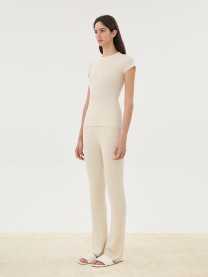 COR ORBIT Lyra Star Series Mulberry Silk Short Sleeve Lounge Set