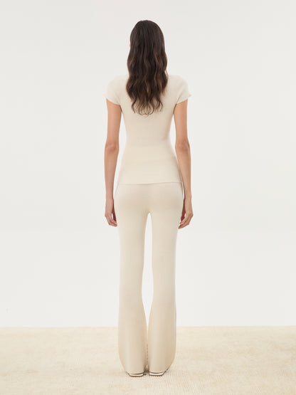 COR ORBIT Lyra Star Series Mulberry Silk Short Sleeve Lounge Set