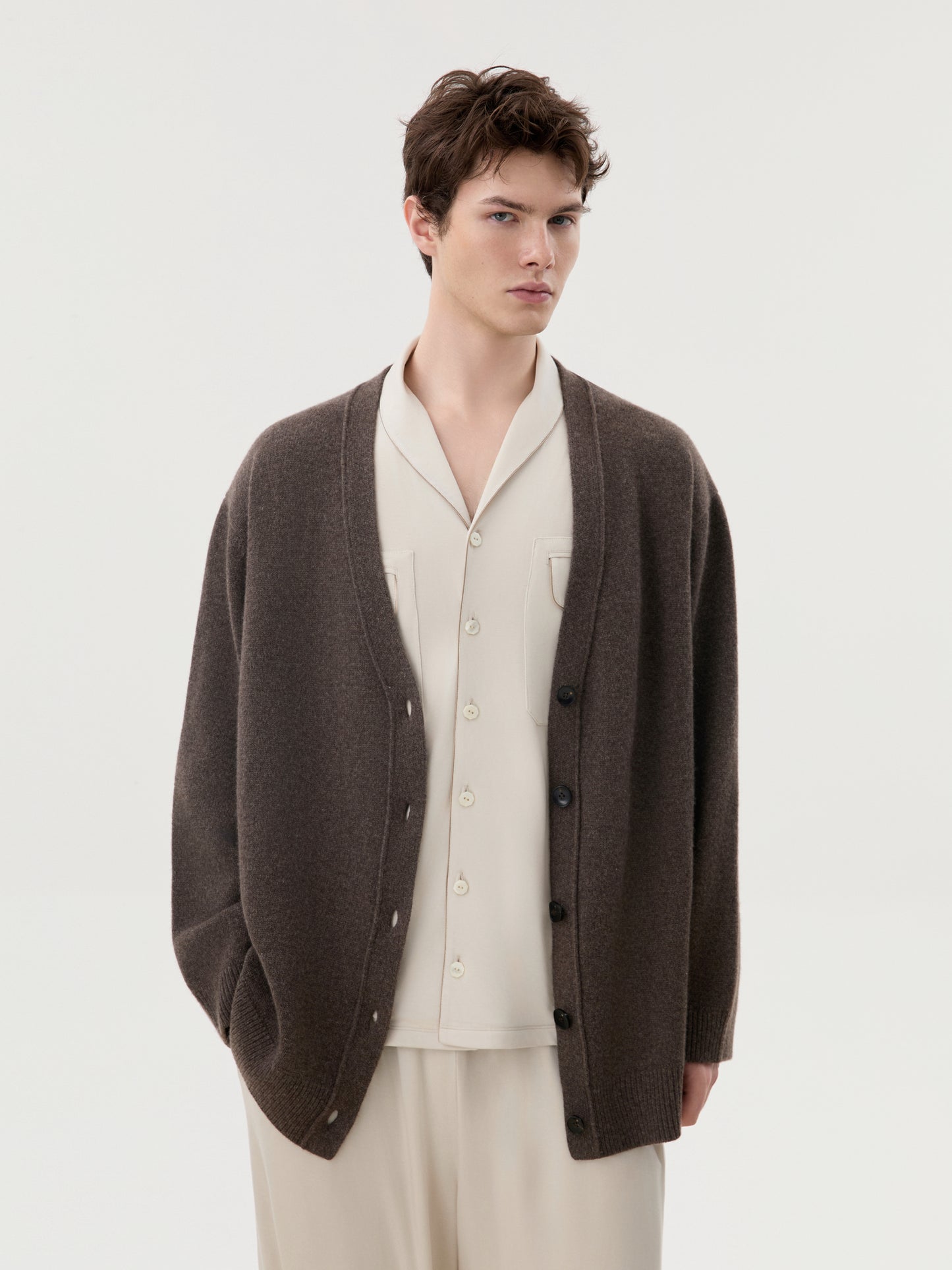 COR ORBIT Elmshade Constant Series Wool Cardigan