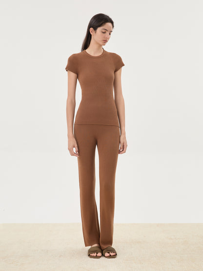 COR ORBIT Lyra Star Series Mulberry Silk Short Sleeve Lounge Set