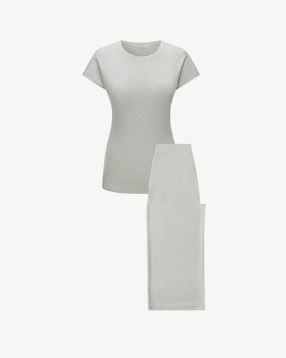 COR ORBIT Soleny Star Series TENCEL™ Wool Short Sleeve Lounge Set