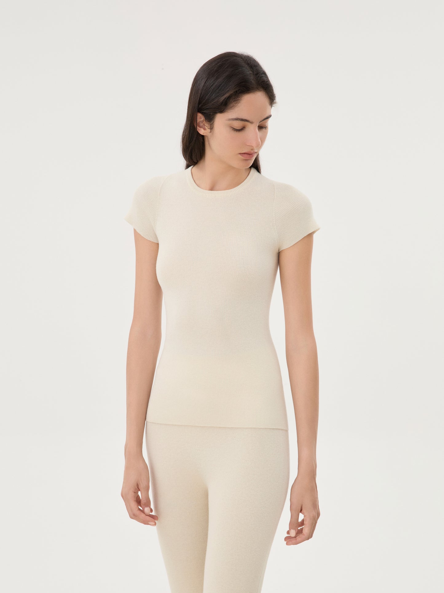 COR ORBIT Lyra Star Series Mulberry Silk Short Sleeve Lounge Set