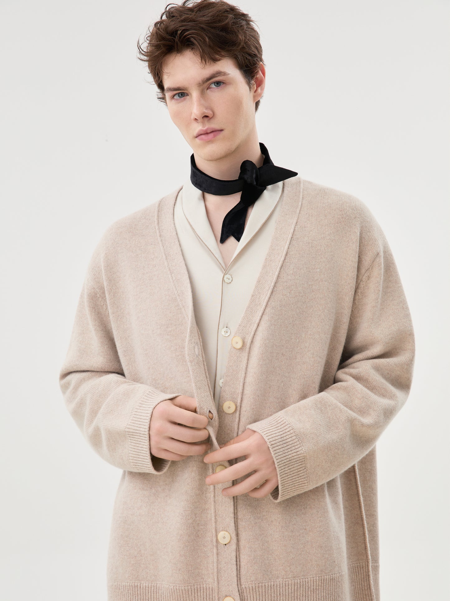 COR ORBIT Elmshade Constant Series Wool Cardigan
