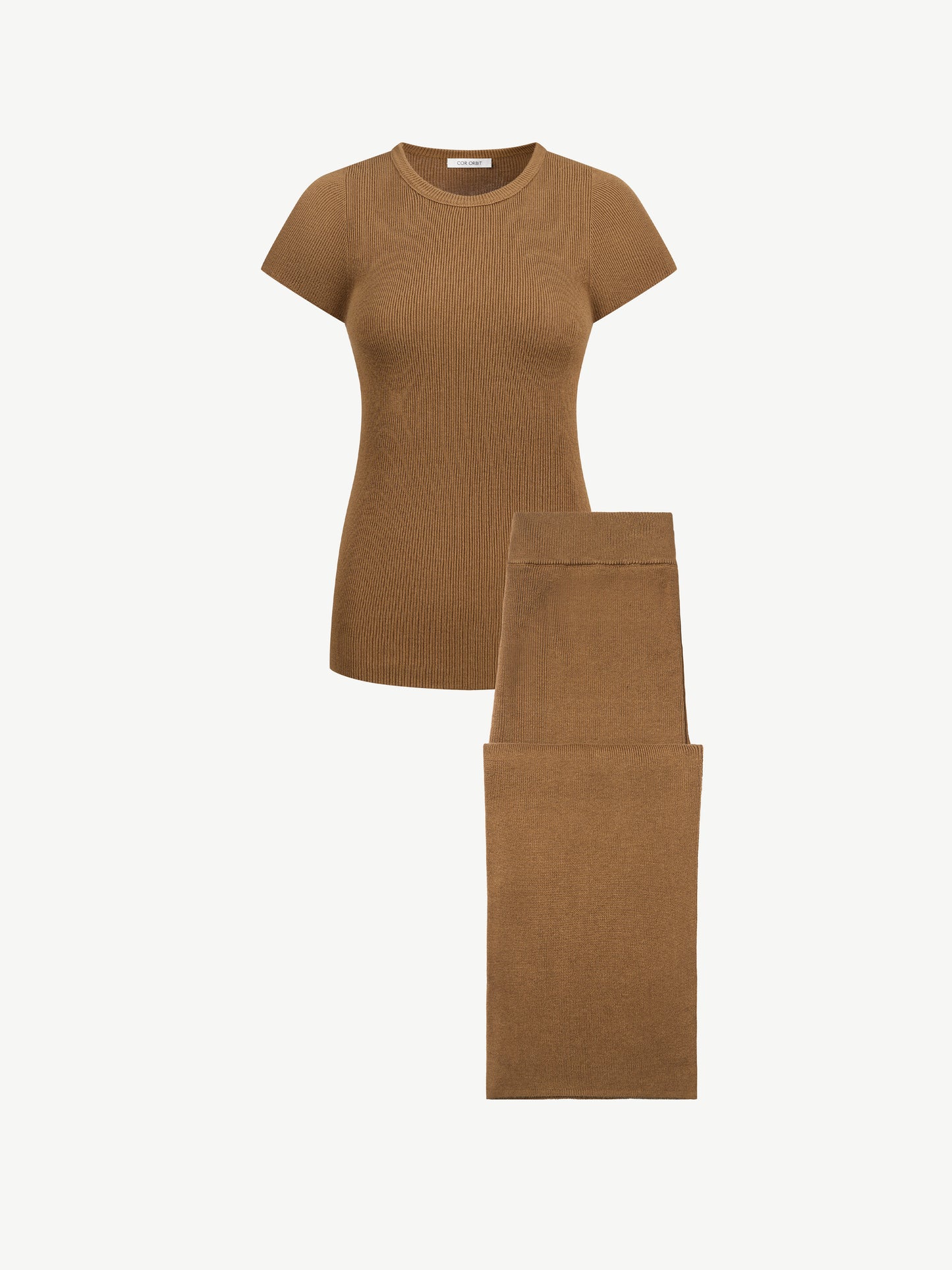 COR ORBIT Lyra Star Series Mulberry Silk Short Sleeve Lounge Set