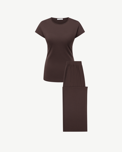 COR ORBIT Soleny Star Series Short Sleeve Lounge Set
