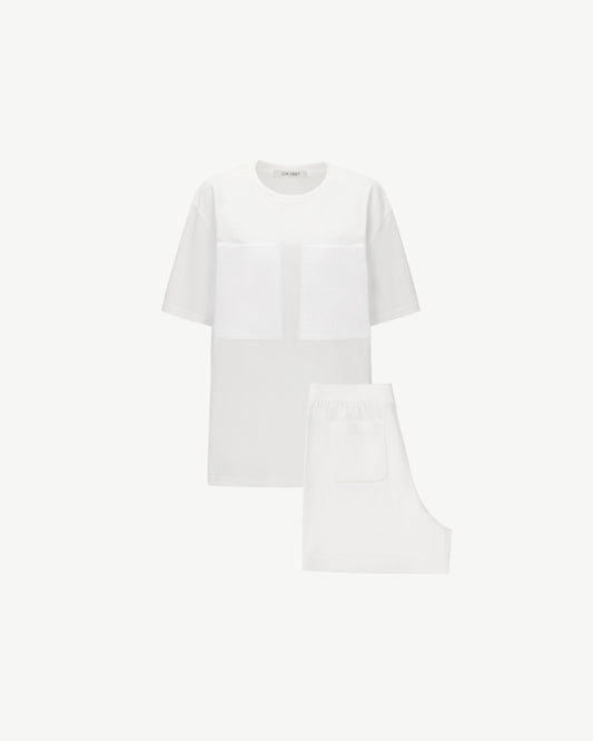 COR ORBIT Solem Star Series TENCEL™ Linen Short Sleeve Lounge Set