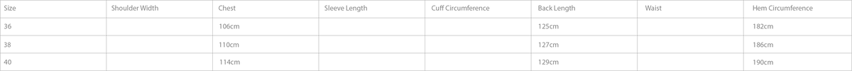 Size Chart - Top