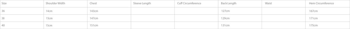 Size Chart - Top